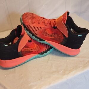 Nike Vibrant Orang/Coral and Black Kids' Sneakers